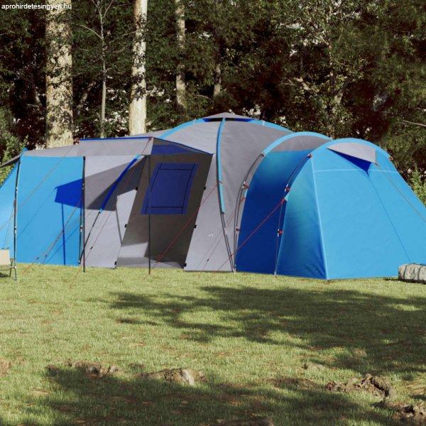 12 személyes kék vízálló kupolás családi sátor