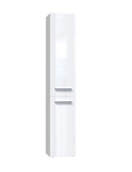 Fürdőszobai polcos szekrény 174 cm - Holzmeister - magasfényű fehér
