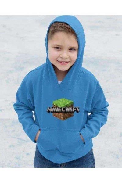 Minecraft cube gyerek pulóver