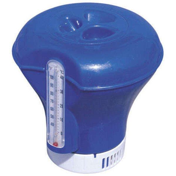 Bestway úszó Vegyszeradagoló hőmérővel - Többféle színben