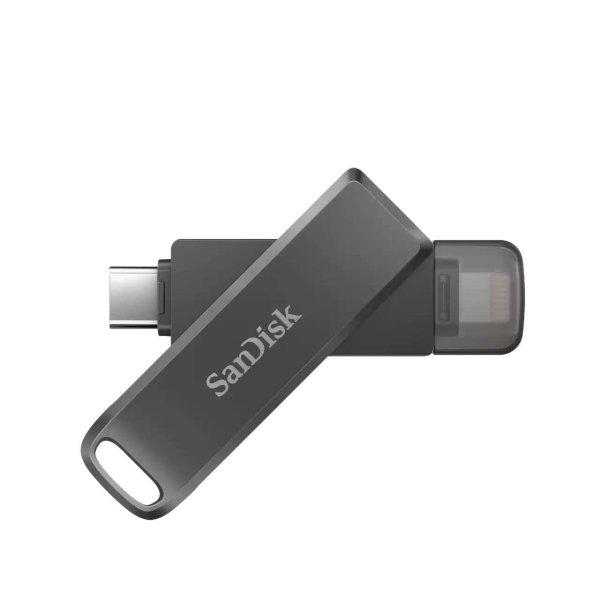 Sandisk Ixpand USB-C/Lightning 64GB Pendrive - Fekete