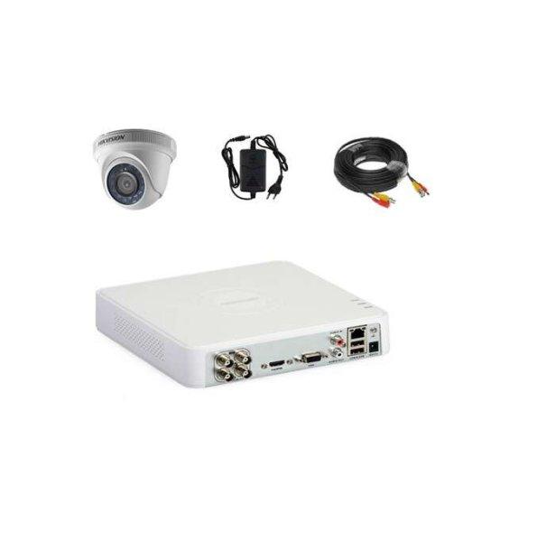 Videó megfigyelő rendszer készlet 1 komplett beltéri 2MP kamera Hikvision IR
20 m DVR, román menü, felhő, mobiltelefon szoftver mellékelve
