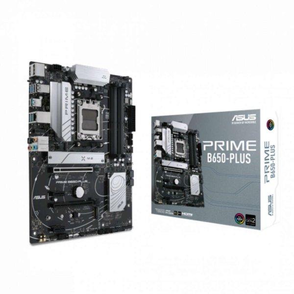 Asus Alaplap - AMD PRIME B650-PLUS AM5 (B650, ATX, 4xDDR5 6400+MHz, 4xSATA3, 2x
M.2, HDMI+DP)