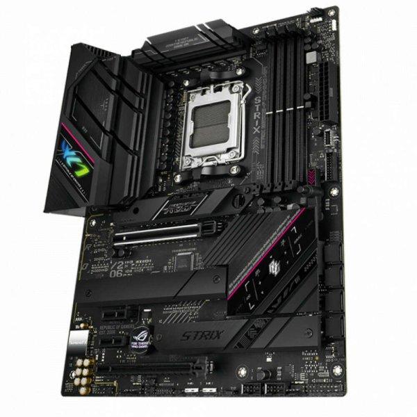 Asus Alaplap - AMD ROG STRIX B650E-F GAMING WIFI AM5 (B650, ATX, 4xDDR5
6400+MHz, 4xSATA3, 3x M.2, HDMI+DP)