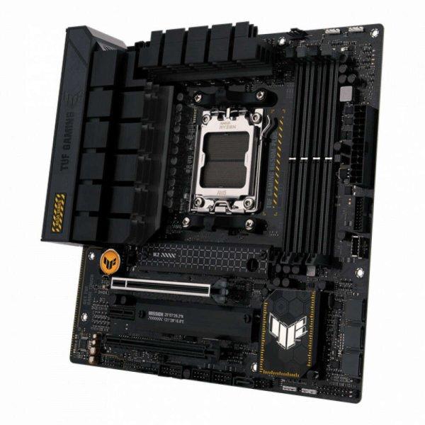 Asus Alaplap - AMD TUF GAMING B650M-PLUS AM5 (B650, Micro-ATX, 4xDDR5 6400+MHz,
4xSATA3, 2x M.2, HDMI+DP)