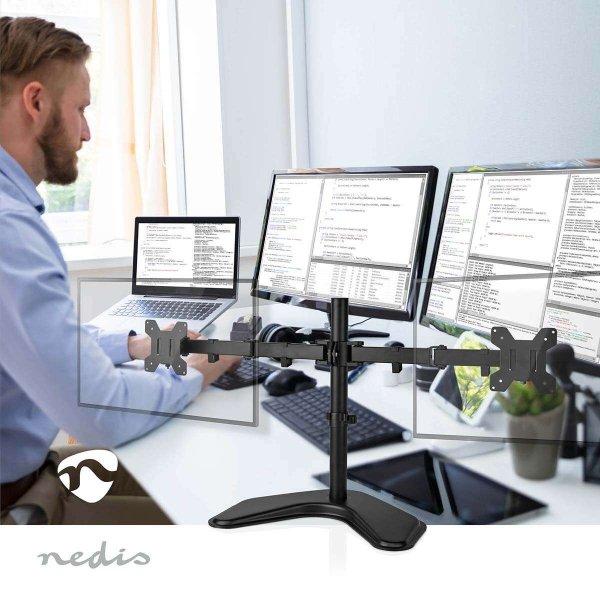 Nedis Asztali Monitor Tartó 2 Képernyő | 15 - 32 