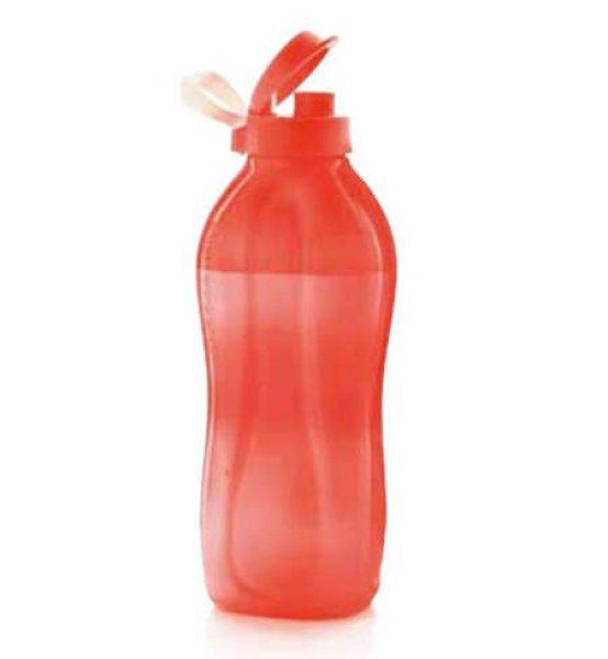 Öko palack 2000 ml (2 liter), Kipattintós-csavaros kupakkal + füllel, Piros
színű - Tupperware