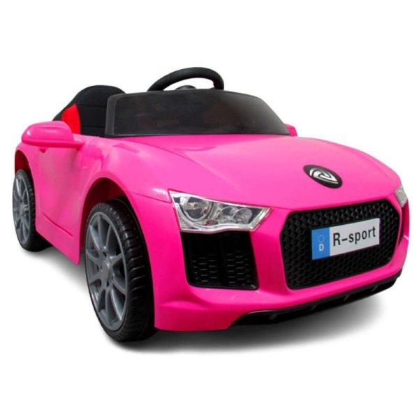 Audi B4 Cabrio hasonmás elektromos kisautó - rózsaszín
