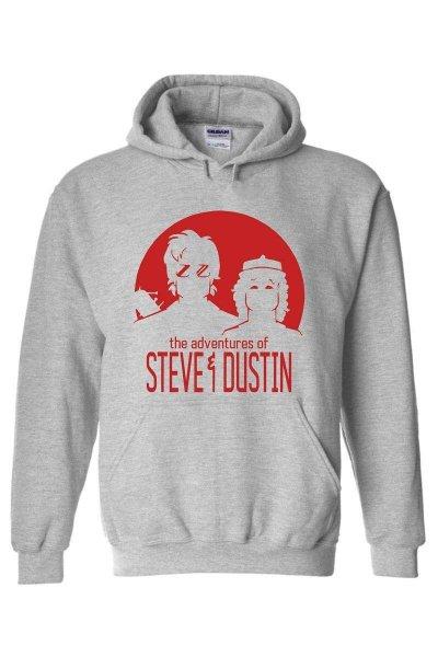 The adventures of Steve & Dustin pulóver - egyedi mintás, 4 színben, 5
méretben