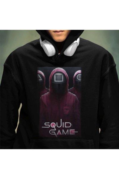 Squid game kép pulóver - egyedi mintás, 4 színben, 5 méretben