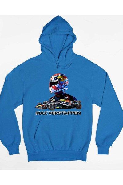 Max Verstappen formula 1 kapucnis pulóver - egyedi mintás, 4 színben, 5
méretben