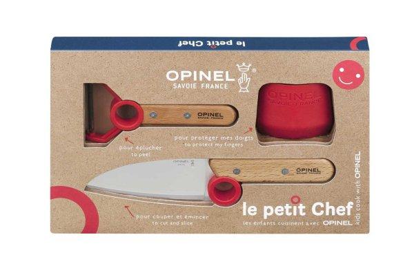 Opinel Le Petit Chef gyermek főzőkészlet piros