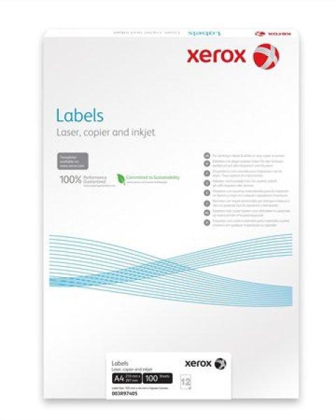 Etikett, univerzális, 210x297 mm, XEROX, 100 etikett/csomag