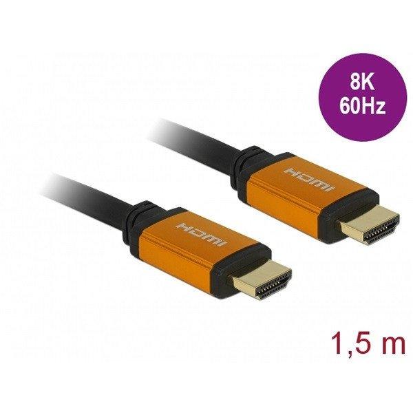 DELOCK kábel HDMI male / male összekötő 48 Gbps 8K 60Hz 1.5m