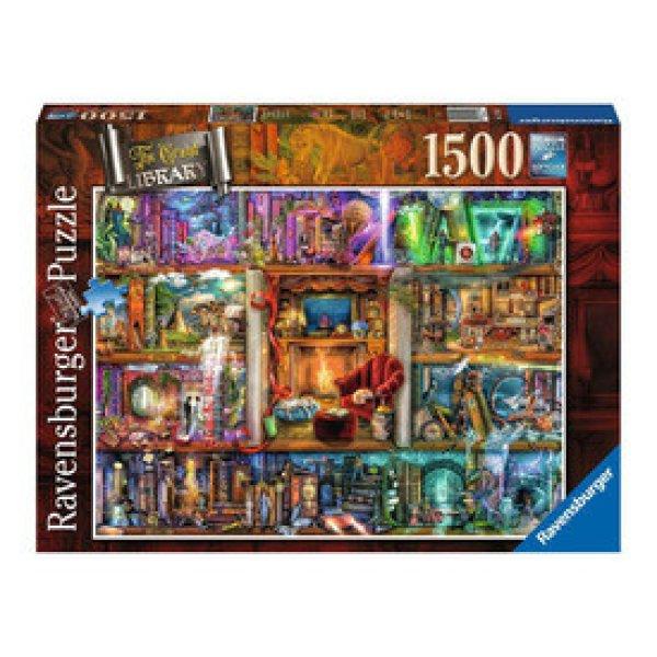 Ravensburger Puzzle 1500 db - A nagy könyvtár