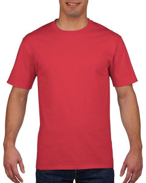 Kereknyakú prémium pamut póló, Gildan GI4100, Red-2XL