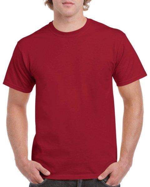 Rövid ujjú klasszikus szabású póló, Gildan GI5000, Cardinal Red-XL