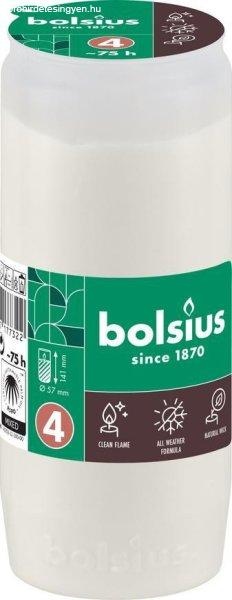 Töltő Bolsius, 75 h, 238 g, 57x141 mm, kahanca, fehér, olaj