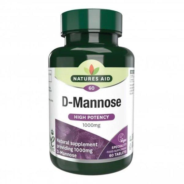Natures Aid D-Mannose 1000 mg 60 tabletta