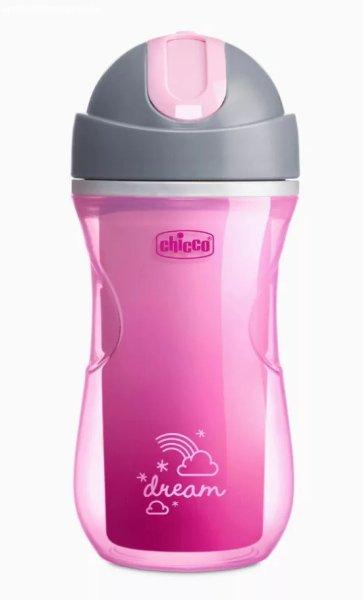 Chicco Sport Cup duplafalú, szívószálas itatókulacs 14m+ - rózsaszín
dream