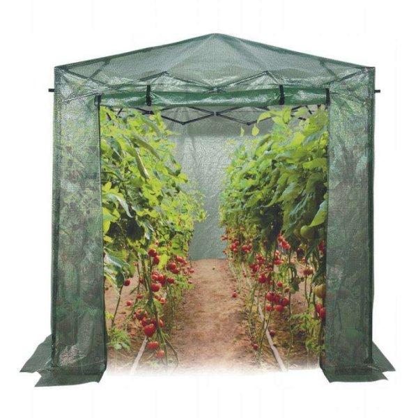 GardenLine Fóliasátor 140g/m² UV4 szűrővel 2x1,37x2,34m #zöld