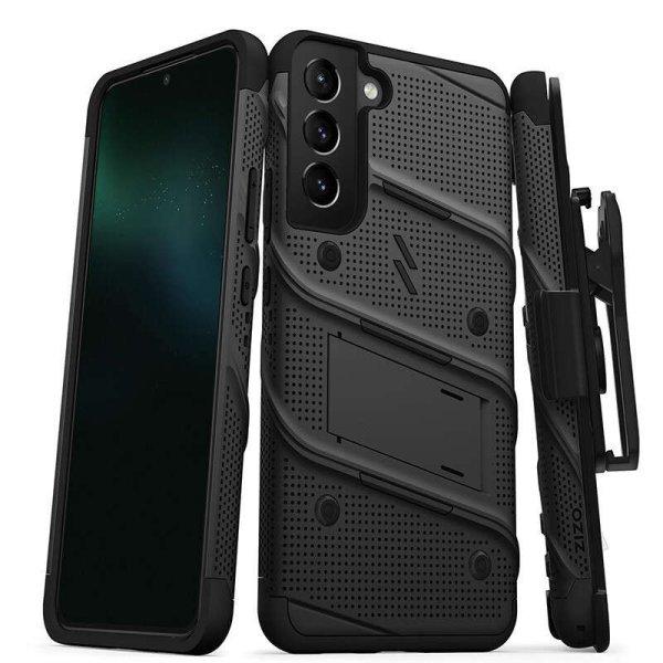 ZIZO BOLT Bundle Samsung Galaxy S22+ Case - fekete & fekete telefontok
