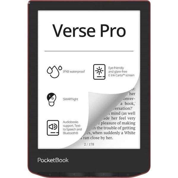 POCKETBOOK e-Reader - PB634 VERSE PRO Passion Red (6