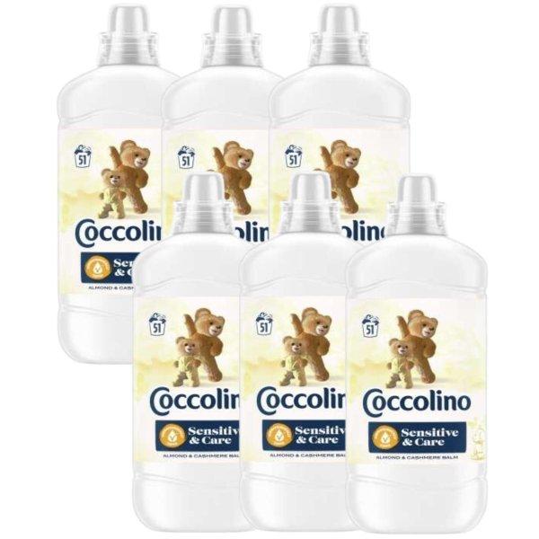 Coccolino Sensitive Almond Öblítő koncentrátum 306 mosás 6x1275ml