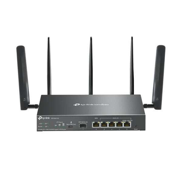 Tp-link vezetékes omada ax3000 vpn router 1xwan(1000mbps) + 4xlan(1000mbps) +
1xsfp + 1xsim, er706w-4g ER706W-4G