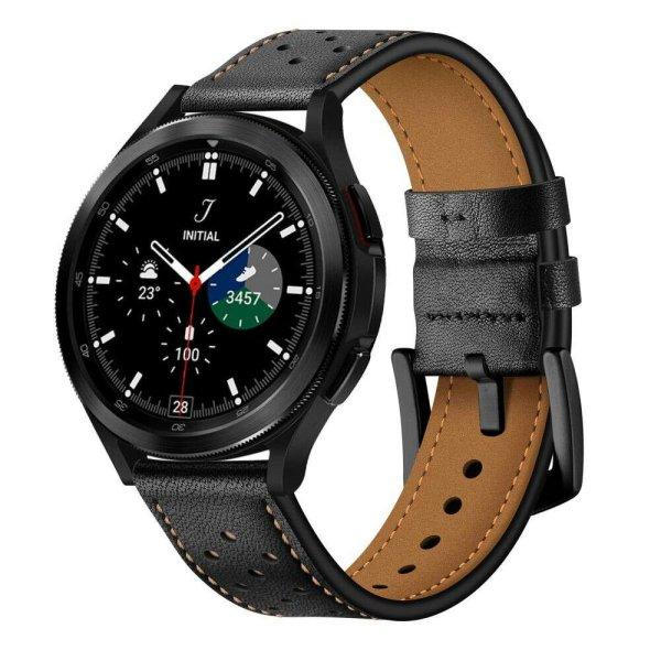 Okosóra szíj - Samsung Galaxy Watch6 / Watch6 Classic szíj - TECH-PROTECT
Leather fekete bőr szíj (20 mm szíj szélesség)