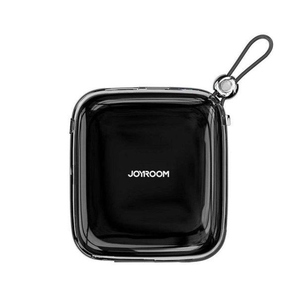 Joyroom power bank 10000mAh Jelly Series 22,5W beépített Lightning kábellel,
fekete (JR-L003)