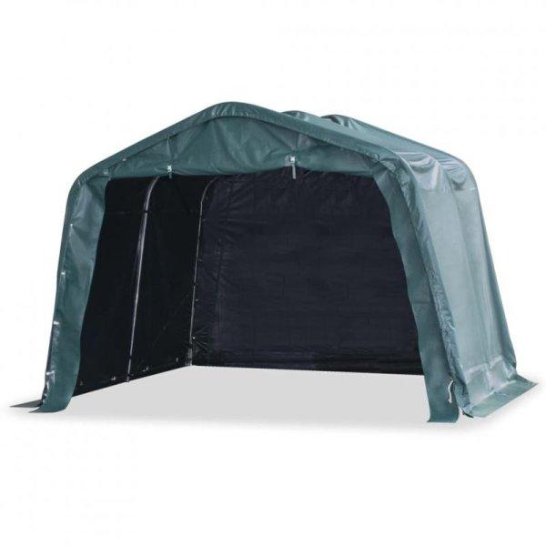 Takarmánytároló, állattaró sátor sátorgarázs 3,3x3,2 m PVC 550 g/m²