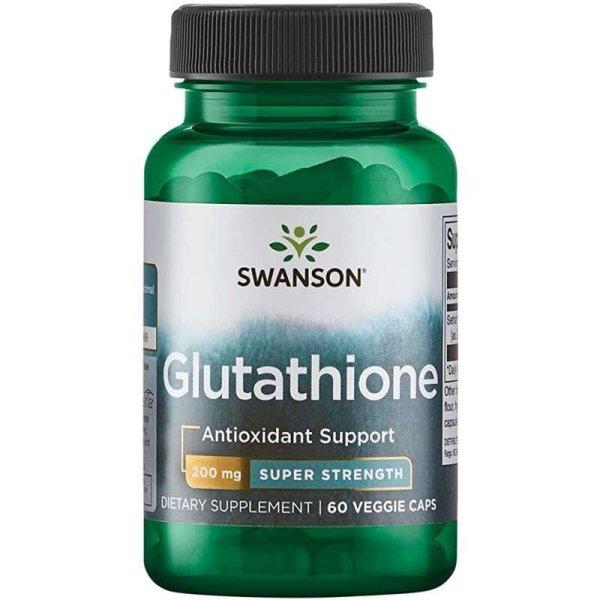 Swanson Glutathione - Super Strength 200 mg - 60 kapszula