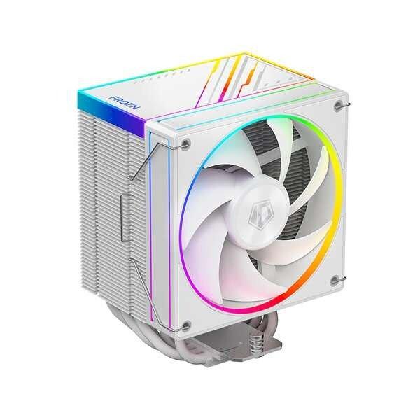 ID-Cooling CPU Cooler, FROZN A610 ARGB WHITE (29.9dB; max. 132,54 m3/h; 4pin, 4
db heatpipe, 12cm, A-RGB, PWM)