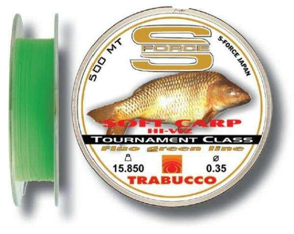 Trabucco s-force soft carp hv monofil zsinór 500m 0,35,