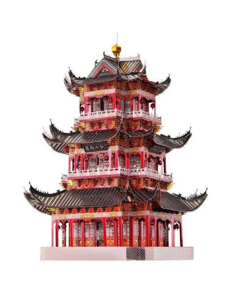 Piececool 3D Puzzle, Juyuan torony, Fém, 303 részes
