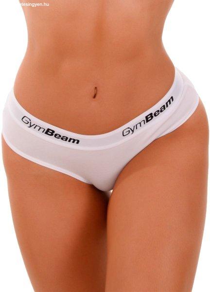 GymBeam 3 PACK - női alsó White XS