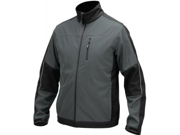 YATO Munkavédelmi softshell kabát szürke-fekete L-es méret 3 zsebes