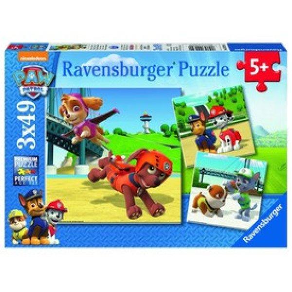 Ravensburger: Mancs őrjárat 3 x 49 darabos puzzle