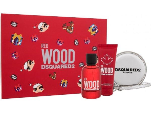 Dsquared² Red Wood - EDT 100 ml + tusfürdő 100 ml + kis
pénztárca