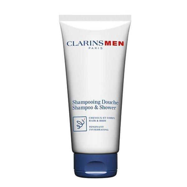 Clarins Energetizáló haj- és testsampon férfiaknak Men
(Shampoo & Shower) 200 ml