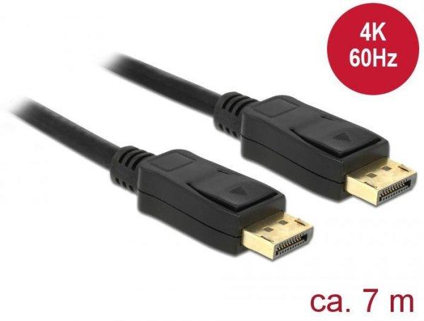 DeLock Displayport 1.2 male > Displayport male 4K 60 Hz 7m Cable