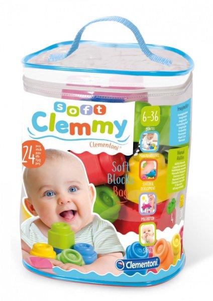 Clementoni - Clemmy Baby 24db-os építőkocka szett