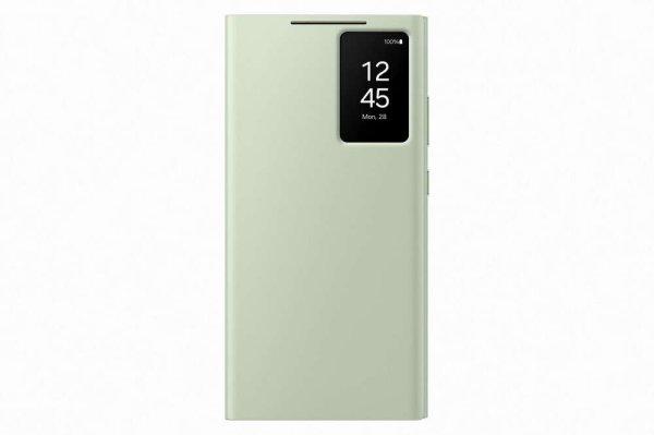 Samsung Galaxy S24 Ultra Smart View Wallet tok, Világos zöld