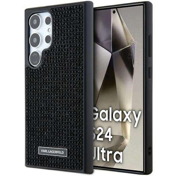 Karl Lagerfeld KLHCS24LHDSPRK Samsung S24 Ultra S928 keménytok fekete