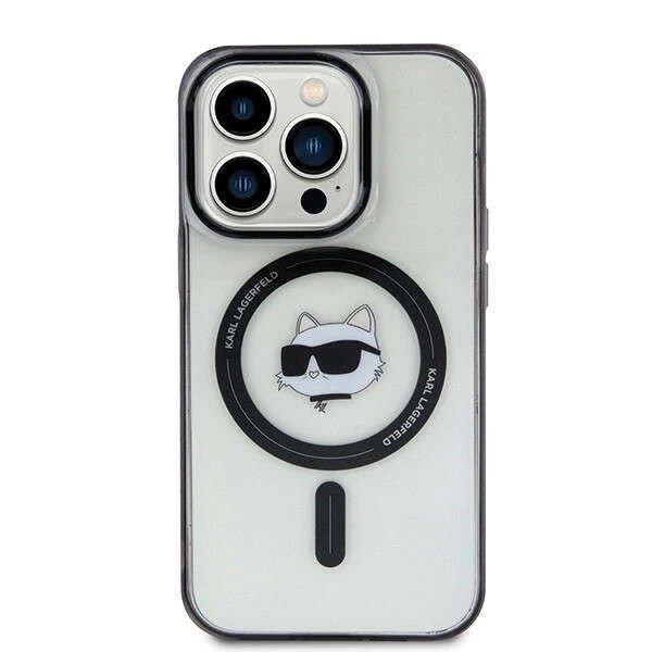 Karl Lagerfeld IML IML Choupette Head MagSafe tok iPhone 15 Pro - átlátszó