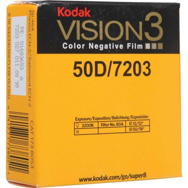Kodak Vision3 (ISO 50 / 50T / 7203) Színes negatív film