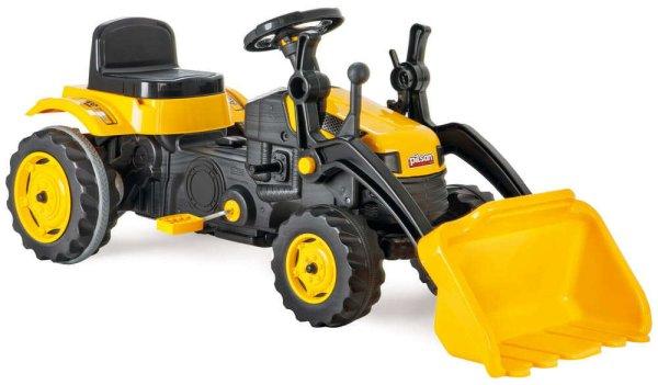 Pilsan traktor homlokrakodós fekete/sárga