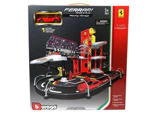 Bburago Ferrari Racing garázs 1:43