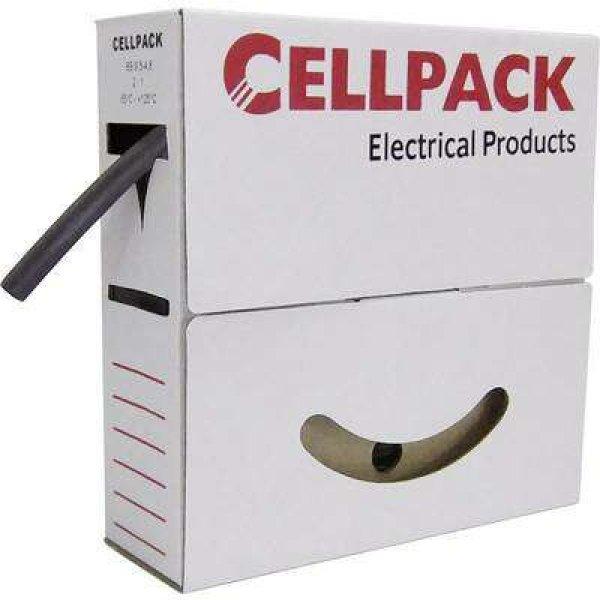 CellPack 127020 Zsugorcső ragasztó nélkül Fekete 1.20 mm Zsugorodási
arány:2:1 15 m